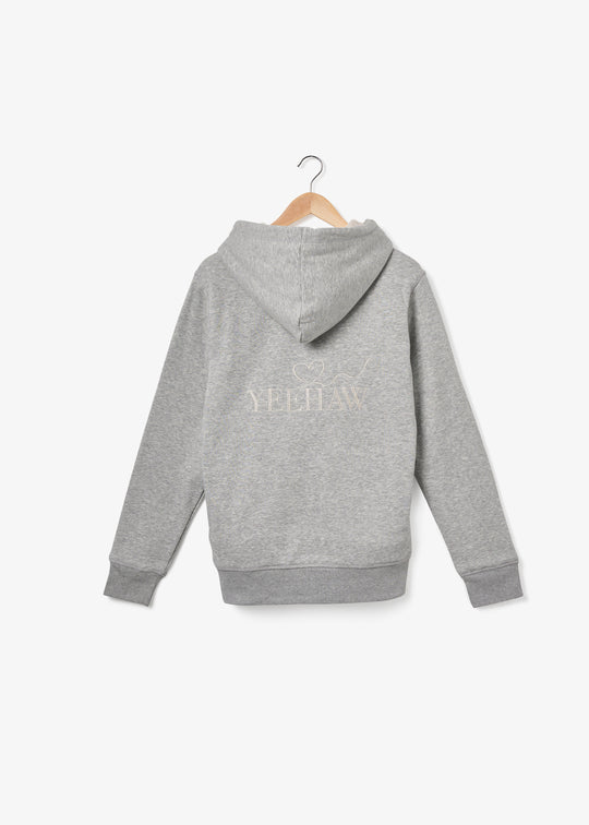 ZIP-Hoodie gefüttert mit Teddyfell "YEEHAW"